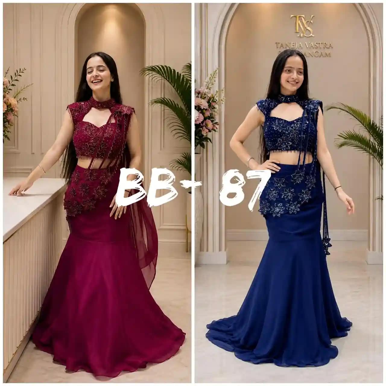 Sequins Lehenga Choli Set - Image 2