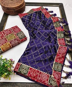 Pre-Pleated Malai Silk Saree 11 Pre-Pleated Malai Silk Saree