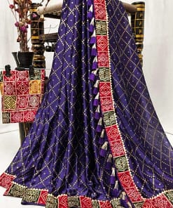 Pre-Pleated Malai Silk Saree 7 Pre-Pleated Malai Silk Saree