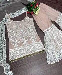 Soft Net Sequin Palazzo Suit Set 8 Soft Net Sequin Palazzo Suit Set - Image 4