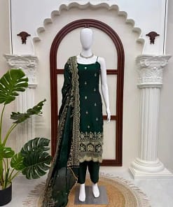 Fendy Silk Thread & Sequin Anarkali Set 17 Fendy Silk Thread & Sequin Anarkali Set - Image 3