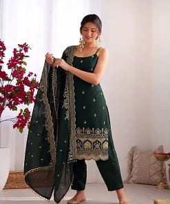 Fendy Silk Thread & Sequin Anarkali Set 20 Fendy Silk Thread & Sequin Anarkali Set - Image 6