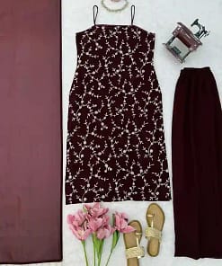 Flux Georgette Thread & Sequins 3-Piece Suit Set 18 Flux Georgette Thread & Sequins 3-Piece Suit Set - Image 3