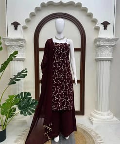 Flux Georgette Thread & Sequins 3-Piece Suit Set 29 Flux Georgette Thread & Sequins 3-Piece Suit Set - Image 14