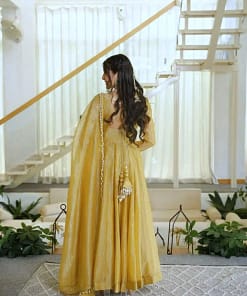 Ethnic Gown and Pant Set 18 Ethnic Gown and Pant Set - Image 5