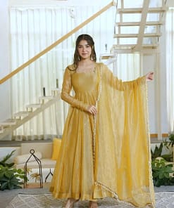 Ethnic Gown and Pant Set 15 Ethnic Gown and Pant Set - Image 2