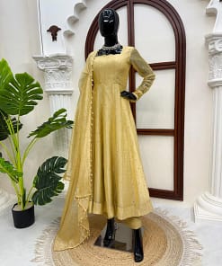 Ethnic Gown and Pant Set 22 Ethnic Gown and Pant Set - Image 9