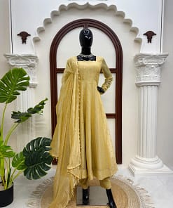 Designer Gown with Pant Set