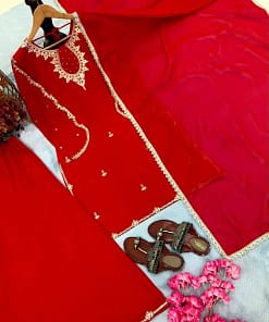Faux Georgette Palazzo Suit Set 15 Faux Georgette Palazzo Suit Set - Image 6