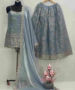 Heavy Jimy Silk Organza Suit Set 17 Heavy Jimy Silk Organza Suit Set - Image 9