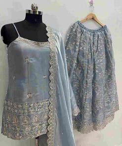 Heavy Jimy Silk Organza Suit Set 16 Heavy Jimy Silk Organza Suit Set - Image 8