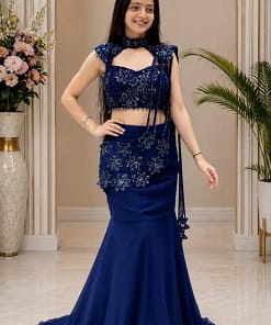 Sequins Lehenga Choli Set 9 Sequins Lehenga Choli Set - Image 4
