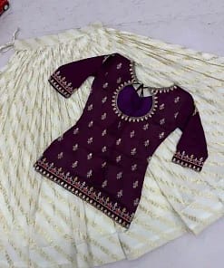 Festival Vichitra Silk Lehenga Choli 17 Festival Vichitra Silk Lehenga Choli - Image 8