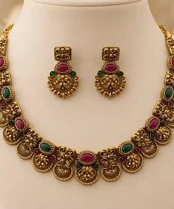 Antique-Style Necklace & Matching Earrings Set 15 Antique-Style Necklace & Matching Earrings Set - Image 8