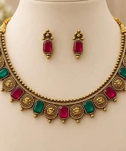Antique-Style Necklace & Matching Earrings Set 14 Antique-Style Necklace & Matching Earrings Set - Image 7
