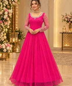 Pink Festive Gown 6 Pink Festive Gown - Image 3