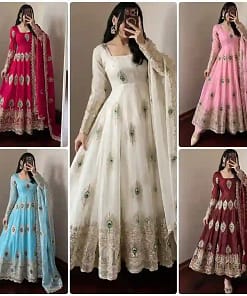 Heavy Fendy Silk Gown Set 45 Heavy Fendy Silk Gown Set - Image 23