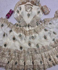 Heavy Fendy Silk Gown Set 24 Heavy Fendy Silk Gown Set - Image 2
