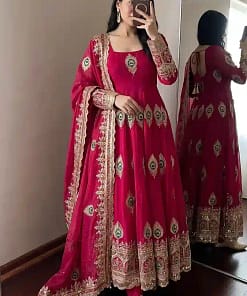 Heavy Fendy Silk Gown Set 35 Heavy Fendy Silk Gown Set - Image 13