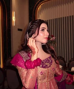 Designer Fendy Silk Anarkali Gown Set with Pant & Dupatta 23 Designer Fendy Silk Anarkali Gown Set with Pant & Dupatta - Image 11