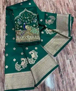 Kalanjali Original Paithani Pure Silk Saree with Handwork 16 Kalanjali Original Paithani Pure Silk Saree with Handwork - Image 4