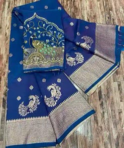 Kalanjali Original Paithani Pure Silk Saree with Handwork 22 Kalanjali Original Paithani Pure Silk Saree with Handwork - Image 10