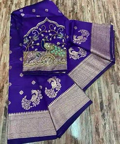 Kalanjali Original Paithani Pure Silk Saree with Handwork 18 Kalanjali Original Paithani Pure Silk Saree with Handwork - Image 6