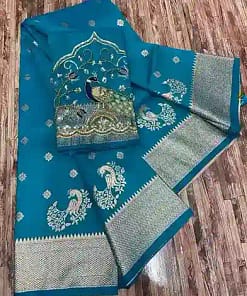 Kalanjali Original Paithani Pure Silk Saree with Handwork 20 Kalanjali Original Paithani Pure Silk Saree with Handwork - Image 8