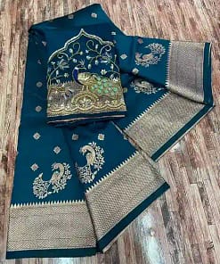 Kalanjali Original Paithani Pure Silk Saree with Handwork 24 Kalanjali Original Paithani Pure Silk Saree with Handwork - Image 12