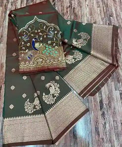Kalanjali Original Paithani Pure Silk Saree with Handwork 21 Kalanjali Original Paithani Pure Silk Saree with Handwork - Image 9