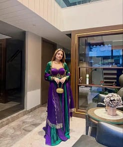 Fendy Silk Party Gown & Dupatta Set 20 Fendy Silk Party Gown & Dupatta Set - Image 9