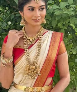 Home 18 Alternative view of Soft Banarasi Silk Saree with Zari Weaving