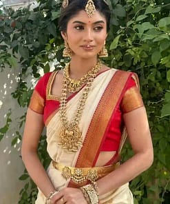 Soft Banarasi Silk Saree with Zari Weaving