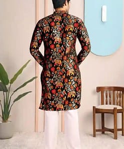 Elephant Silk Kurta 11 Elephant Silk Kurta - Image 6