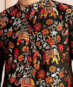 Elephant Silk Kurta 9 Elephant Silk Kurta - Image 4