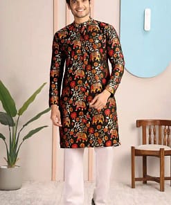 Elephant Silk Kurta 7 Elephant Silk Kurta - Image 2