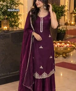 Fendy Silk Cut Dana Kurta Set 6 Fendy Silk Cut Dana Kurta Set - Image 3