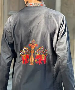 Royal Hathi Silk Kurta 5 Royal Hathi Silk Kurta - Image 2