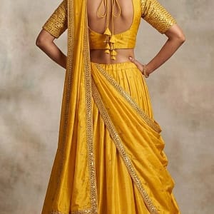 Beautiful Lemon Yellow Lehenga