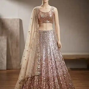 Premium Butterfly Soft Net Designer Lehenga - Image 10