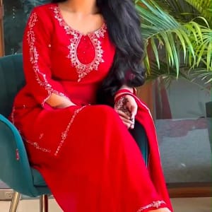 Designer Heavy Faux Georgette Plazzo Set - Image 8