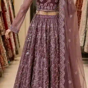 Fully Stitched Fendy Silk Designer Lehenga - Image 8
