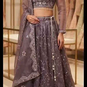 Fully Stitched Fendy Silk Designer Lehenga