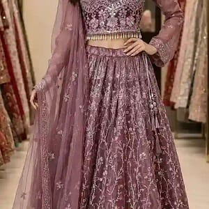 Fully Stitched Fendy Silk Designer Lehenga - Image 10