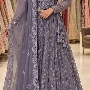 Fully Stitched Fendy Silk Designer Lehenga - Image 7