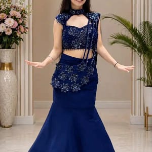 Sequins Lehenga Choli Set - Image 6