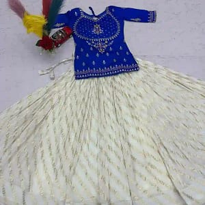 Festival Special Vichitra Silk Lehenga Choli - Image 7