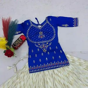 Festival Special Vichitra Silk Lehenga Choli - Image 6