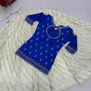 Festival Special Vichitra Silk Lehenga Choli - Image 5