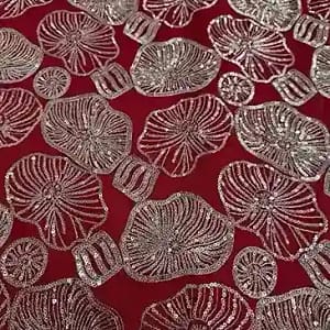 Simmer Silk Thread & Sequin Sharara Suit Set - Image 9